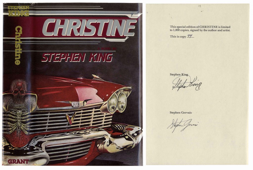 Stephen King signed Christine limited to 1000