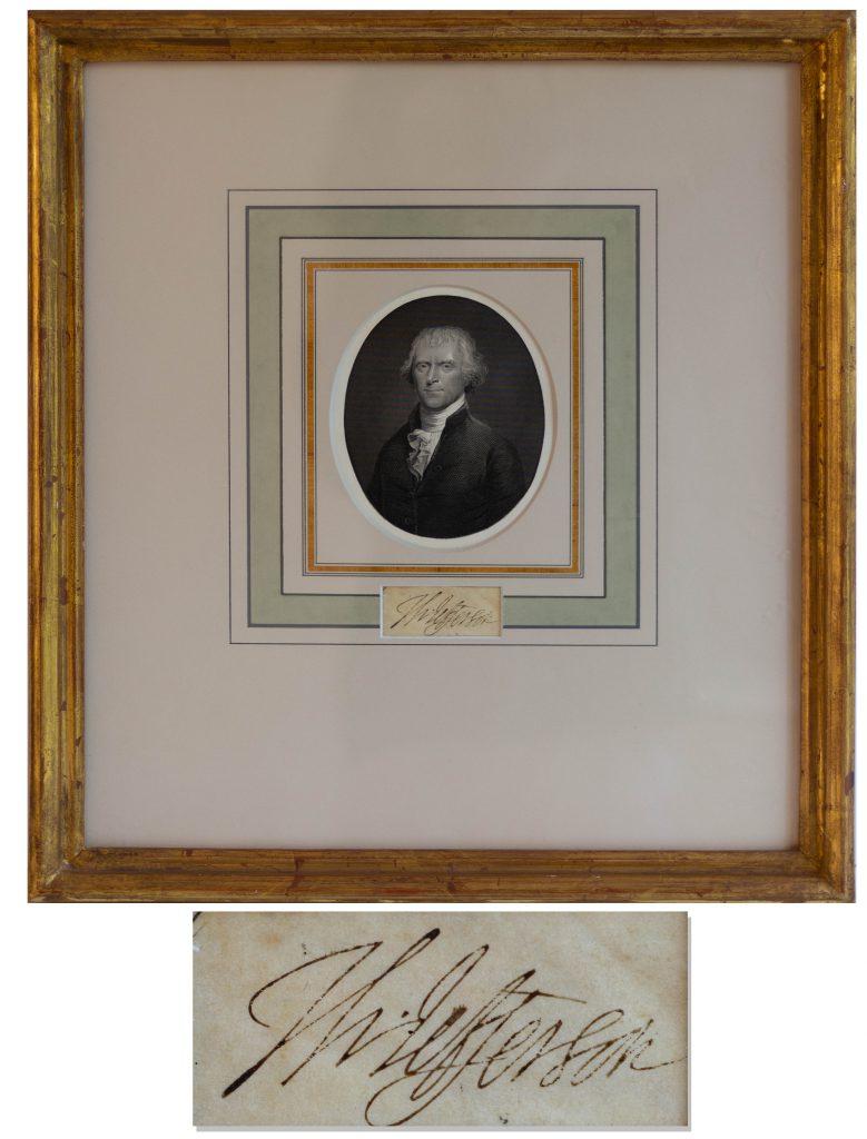 Thomas Jefferson signature