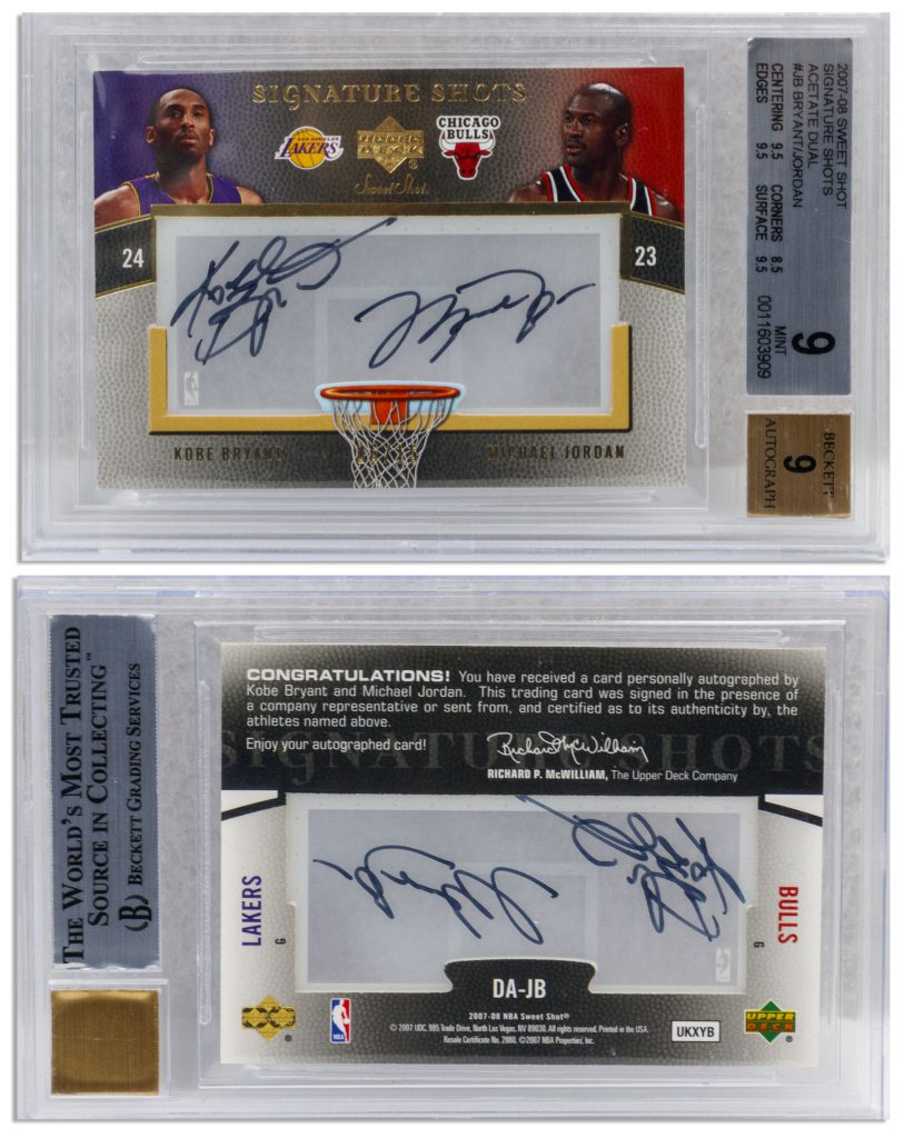 2007-08 Sweet Shots Kobe Bryant Michael Jordan #JB