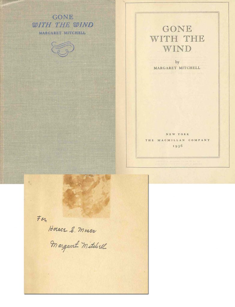 Margaret Mitchell Gone with the Wind 1st edition signed