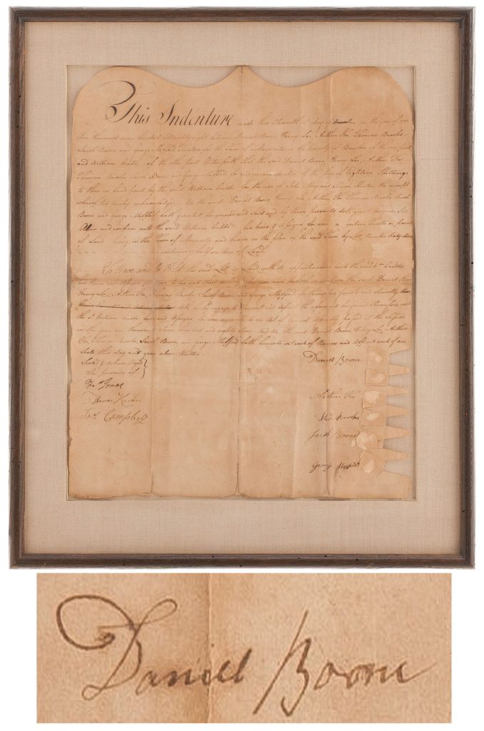 Christopher Kit Carson letter signed