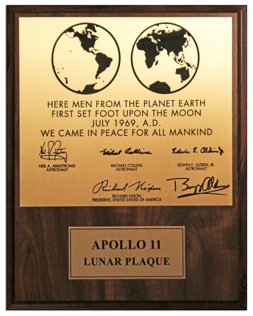 Buzz Aldrin signed letter 