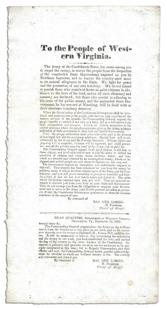 Men New York Alexander Smyth broadside