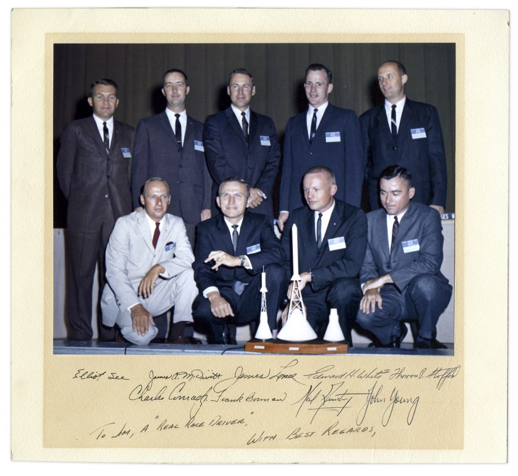 Group Two astronauts signed photo 