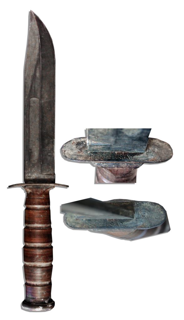 Rene Gagnon Iwo Jima knife