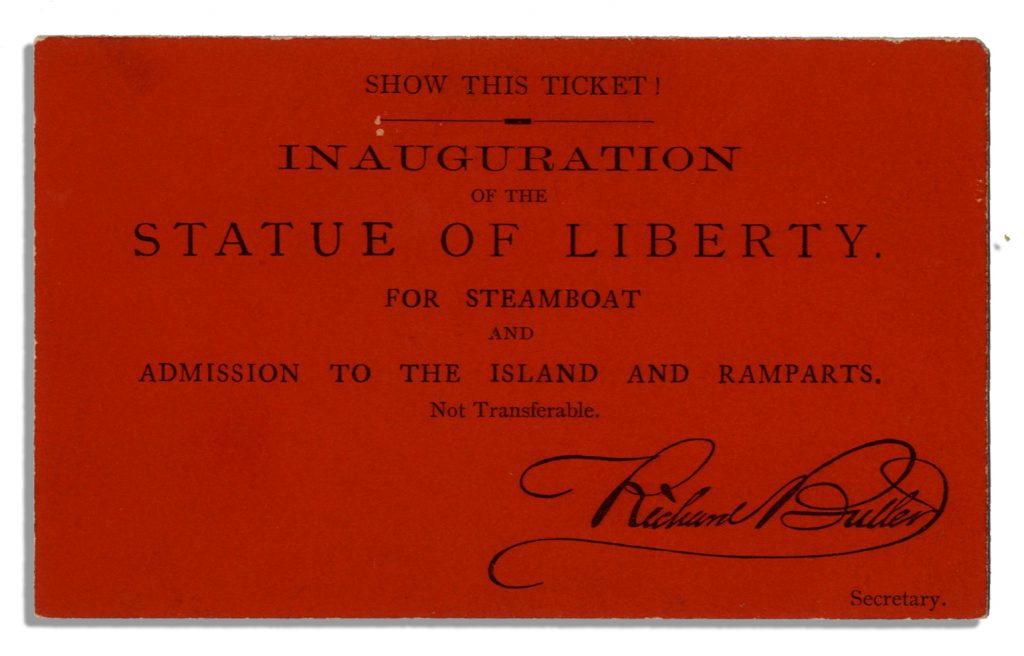 Grover Cleveland Executive Mansion card signed