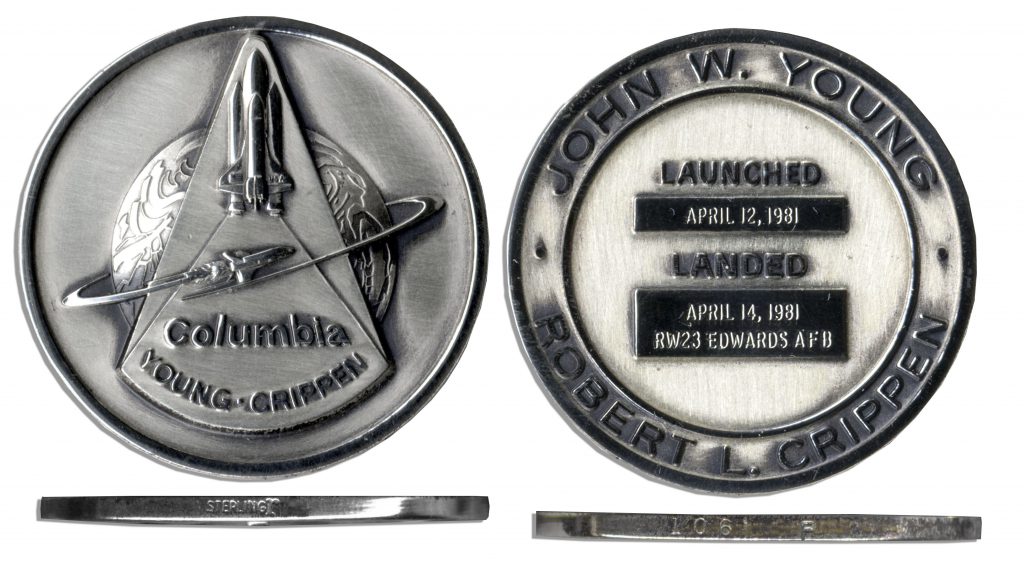  STS-1 Robbins medal