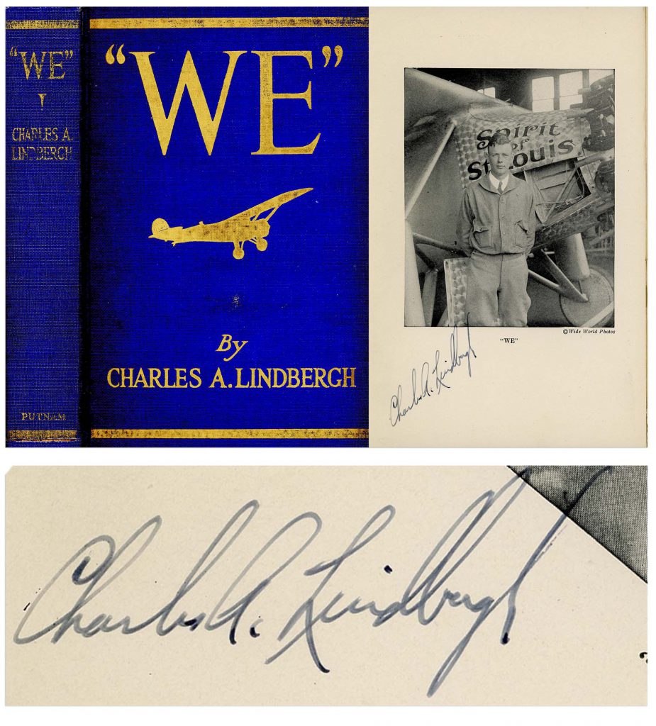 Alberto Santos-Dumont autograph