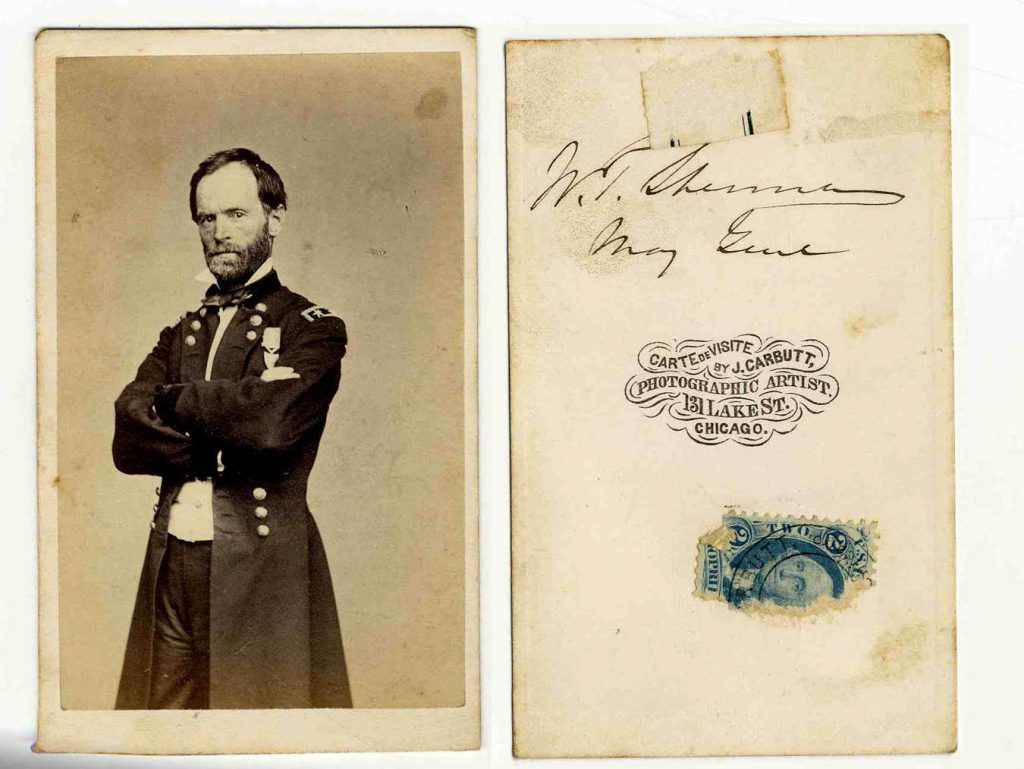 Fitz John Porter signed CDV