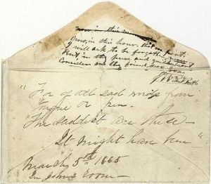 John Wilkes Booth autograph