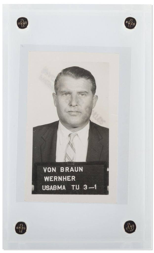Wernher von Braun signed photo