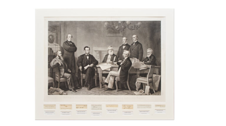Sell or Auction Your Abraham Lincoln and His All of Cabinet Signatures for up to Nearly $20,000 or More at Nate D. Sanders Auctions