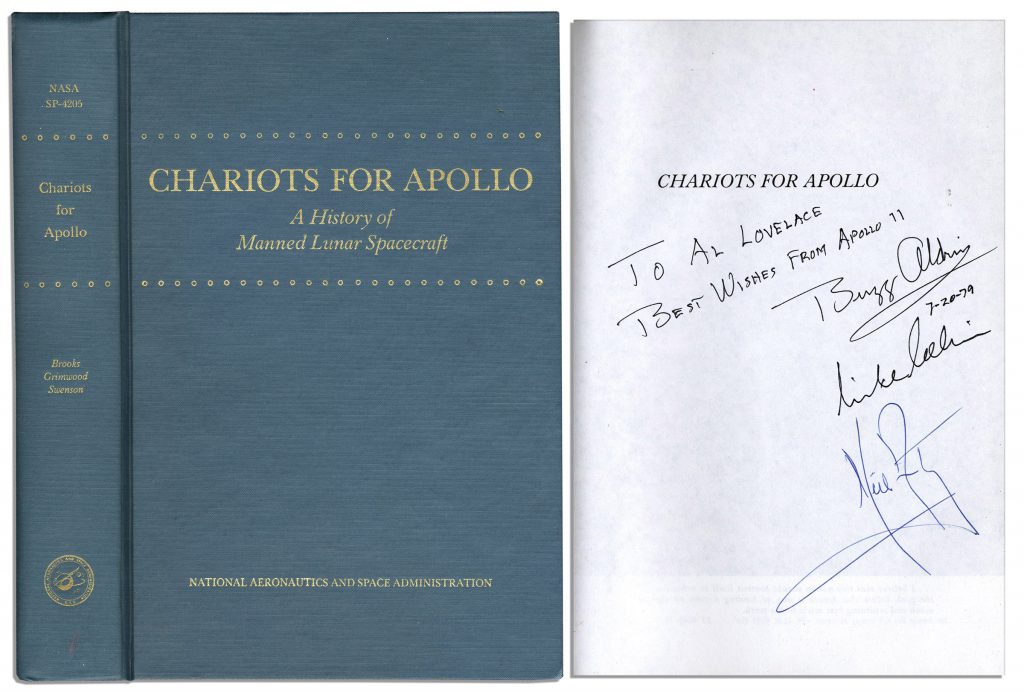 Gus Grissom Gemini book signed by 15 