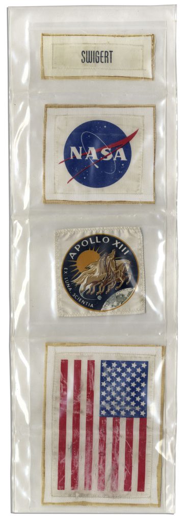 Buzz Aldrin Signed Apollo 11 Flown to Moon Beta Cloth