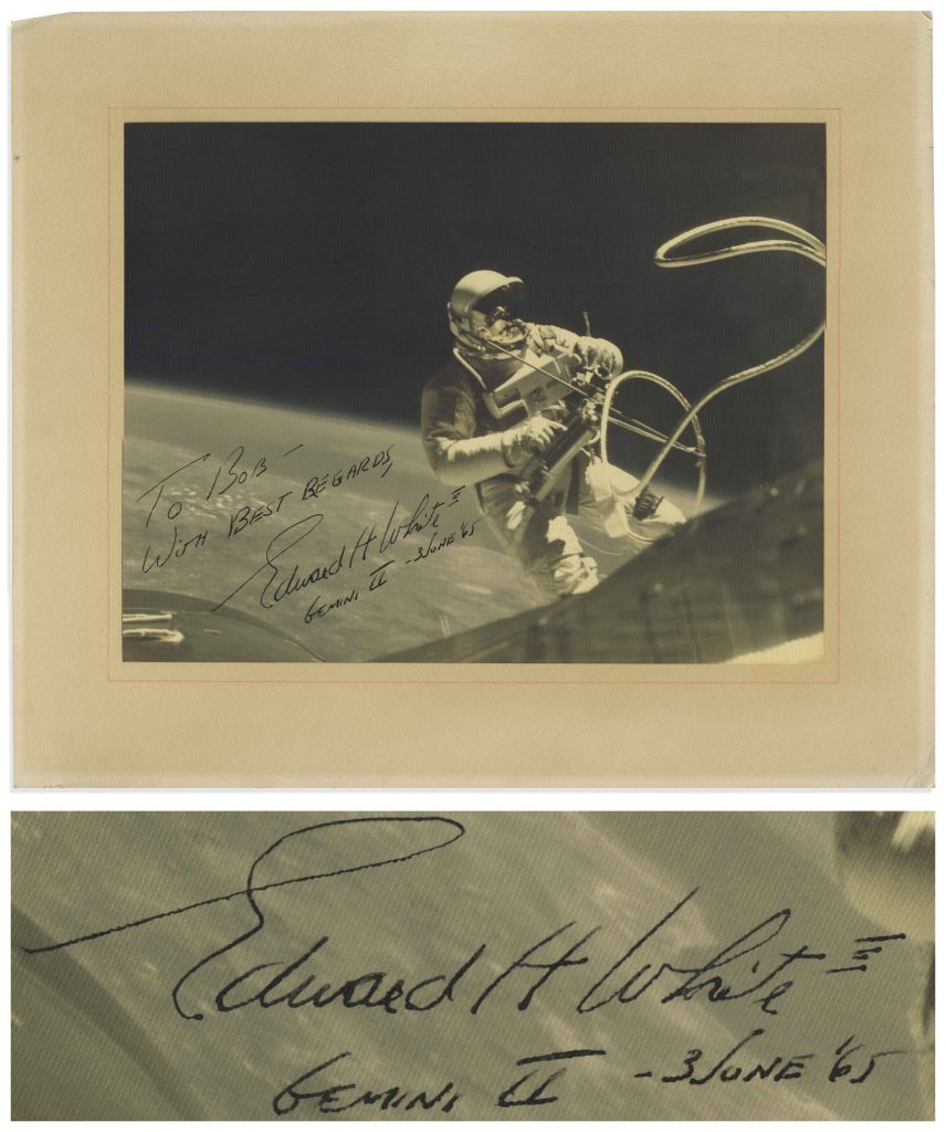 S-65-30429 A Kodak Paper Ed White spacewalk photo