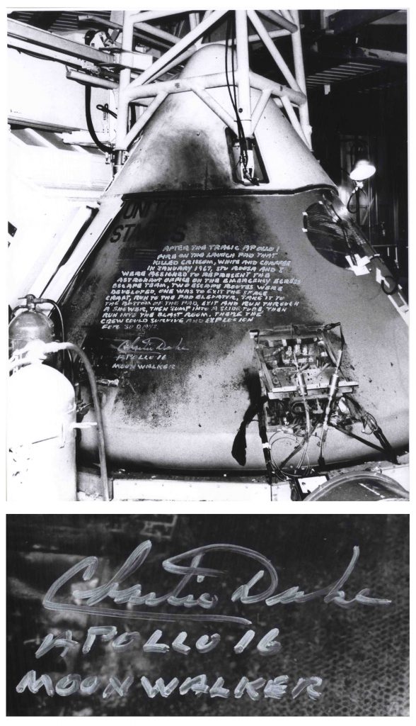 AS16-M-3022 Moon transEarth injection 16" x 20" photo
