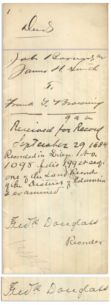 Frederick Douglass Proceedings Civil Rights Mass-Meeting