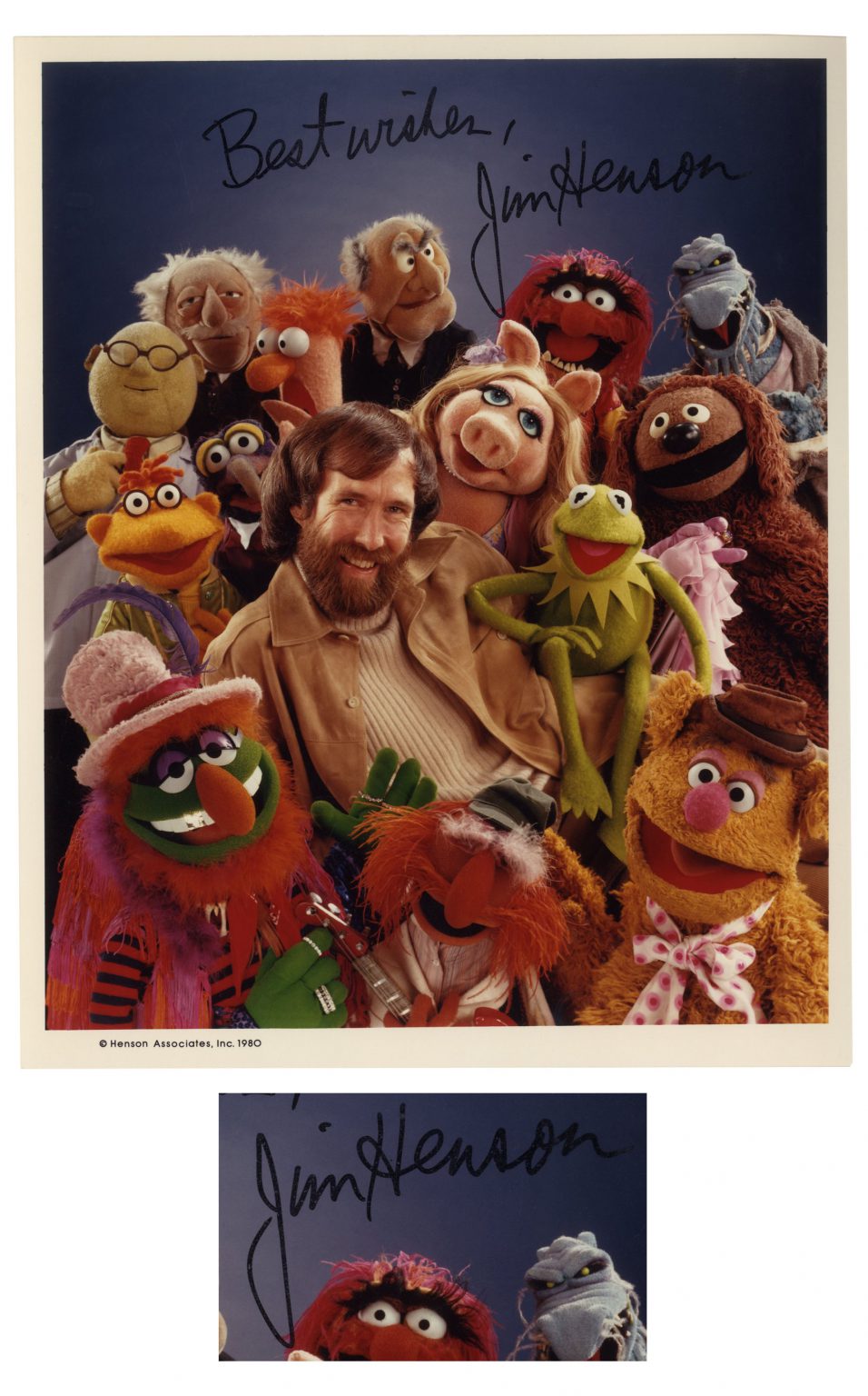 Sell or Auction Your Jim Henson Muppets Color Signed Photo Autographed