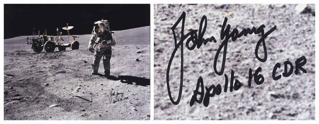 John Young 16" x 20" signed photo