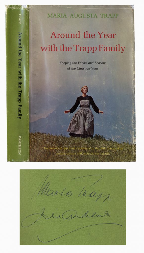 Julie Andrews signed Mary Poppins poster