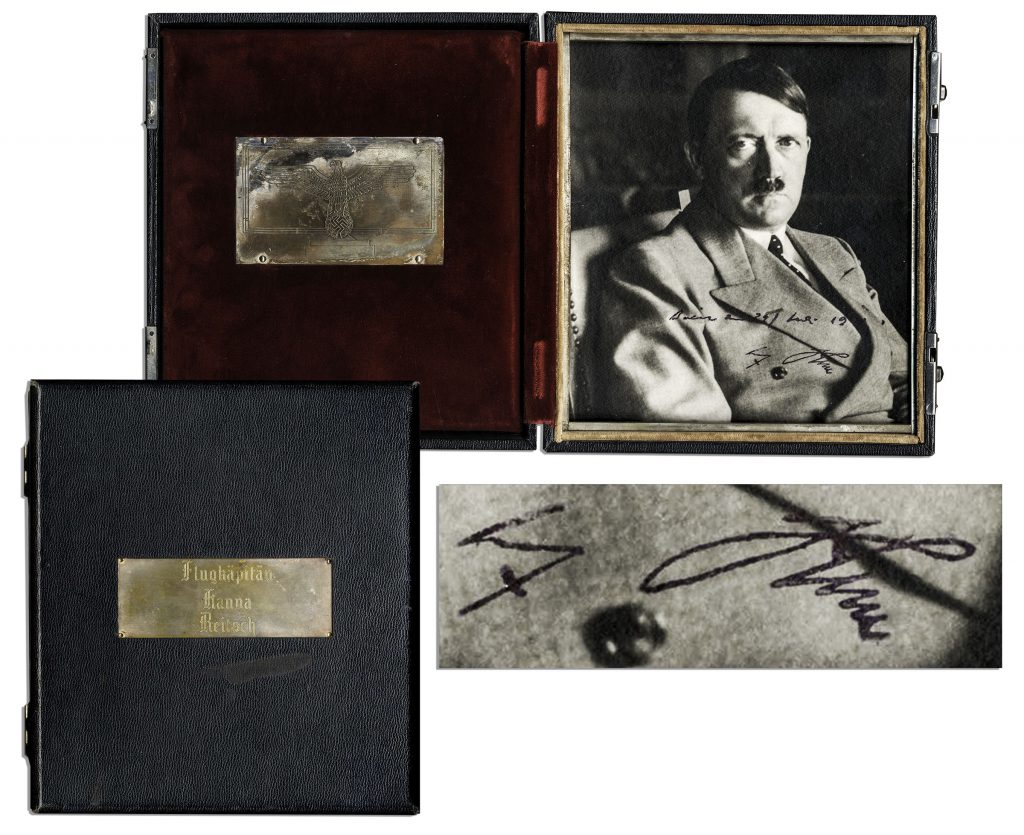 Adolf Hitler autograph letter signed
