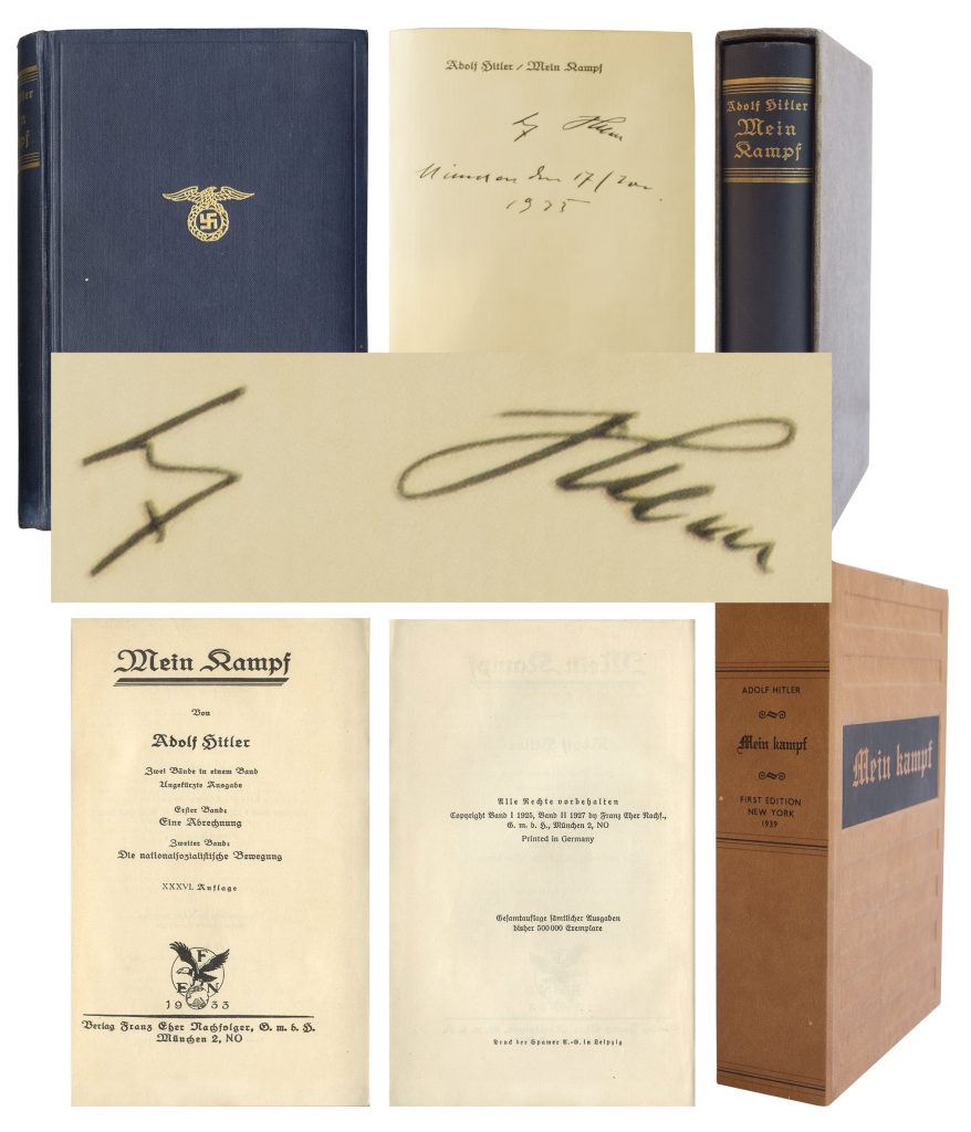 Adolf Hitler autograph letter signed