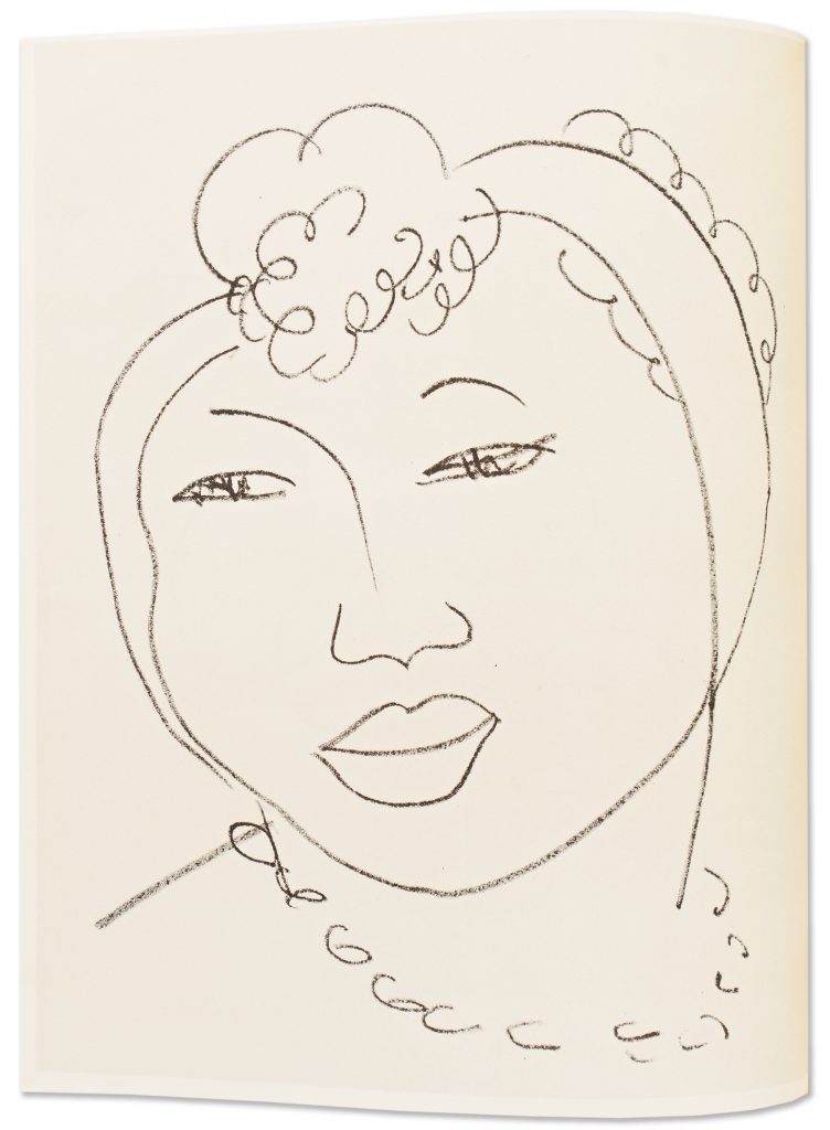 Henri Matisse signed Les Fleurs du Mal book