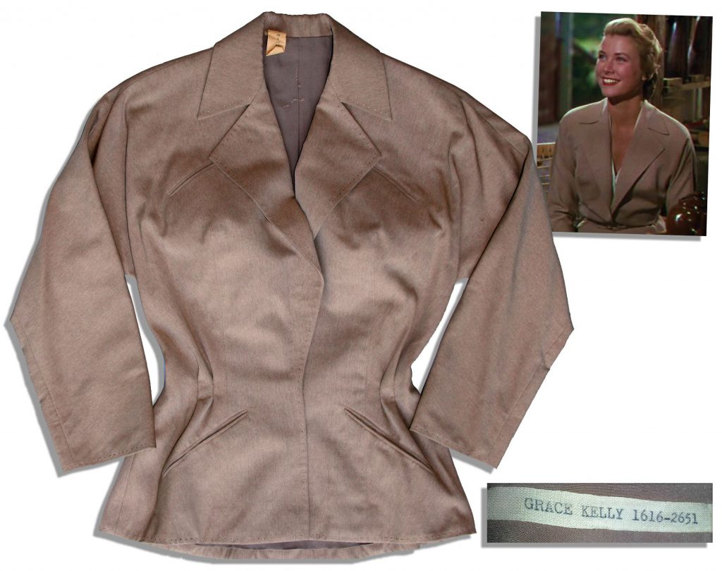 Edith Head Catch Thief Grace Kelly Costume Sketch