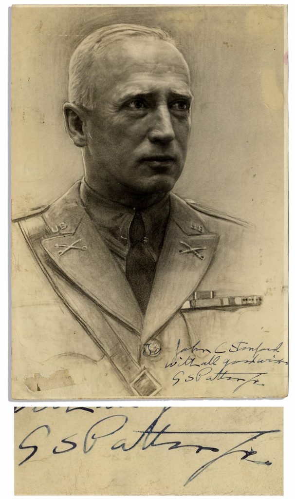 George S Patton signature