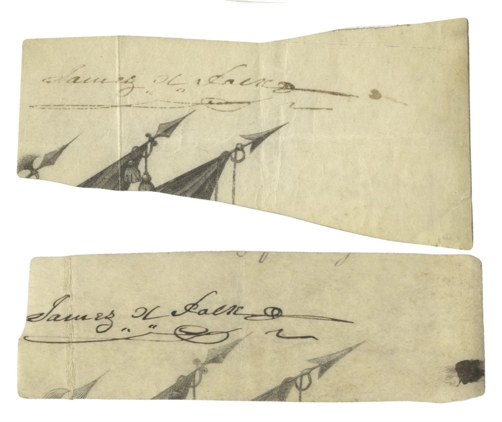 James K Polk Signature