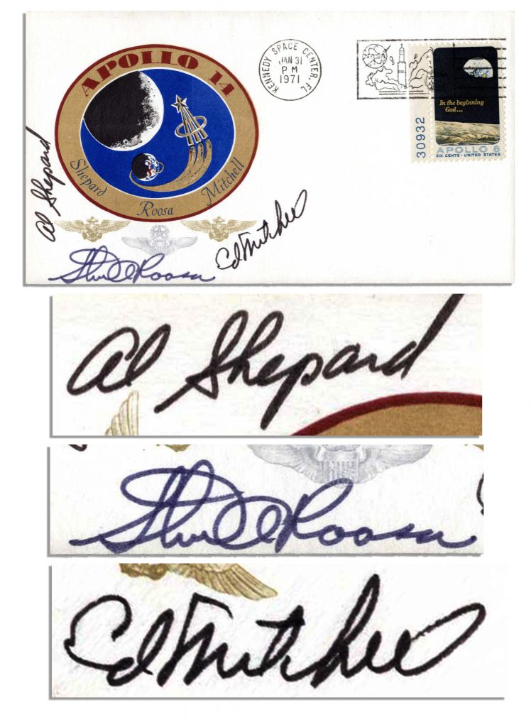 SpaceX DM-2 flown cover signed by 5