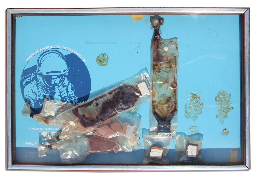 Apollo 11 space food display