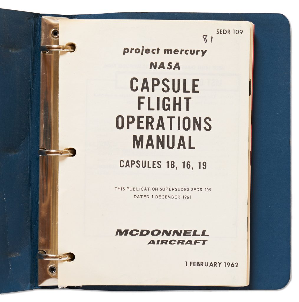 Mercury capsule flight operations manual