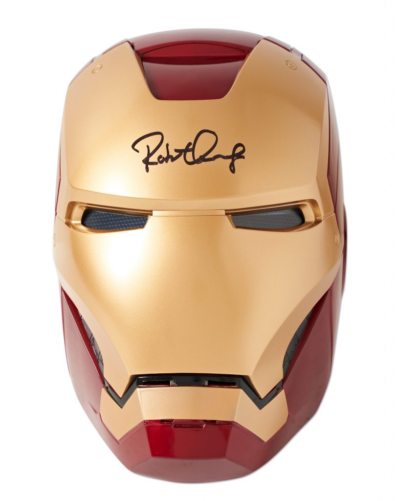Robert Downey signed Iron Man helmet