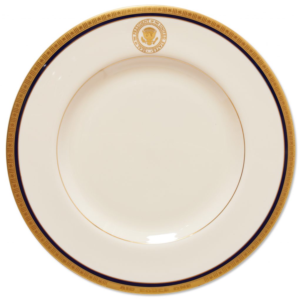 George Bush White House china plate