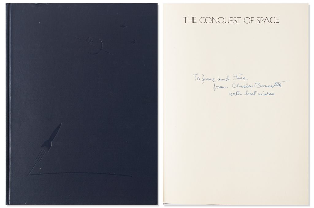 Chesley Bonstell signed book