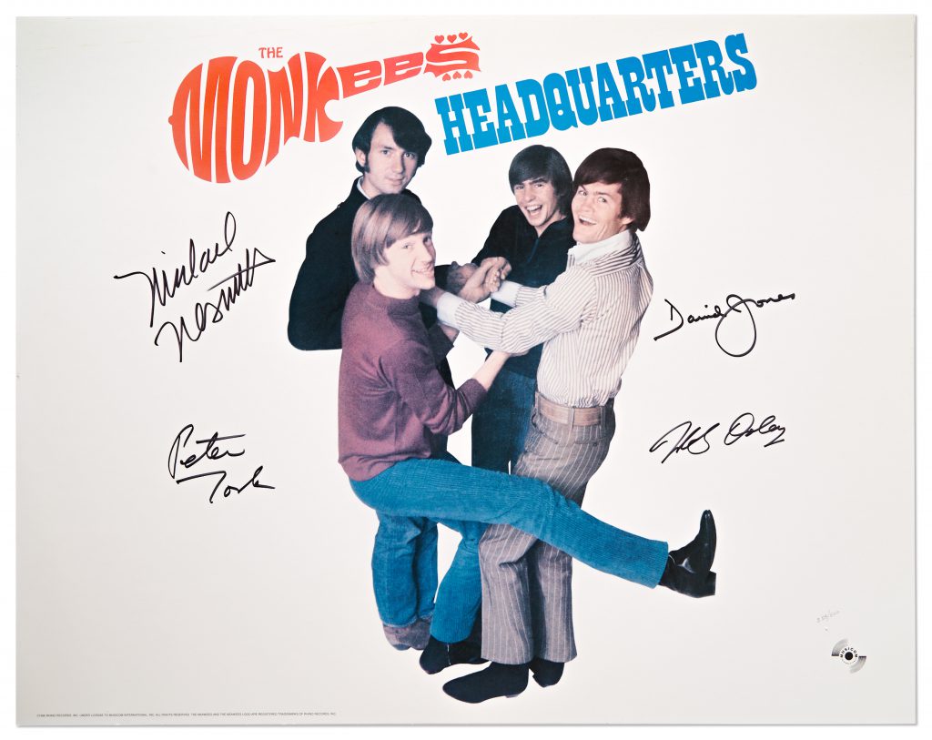 Monkees signed photo