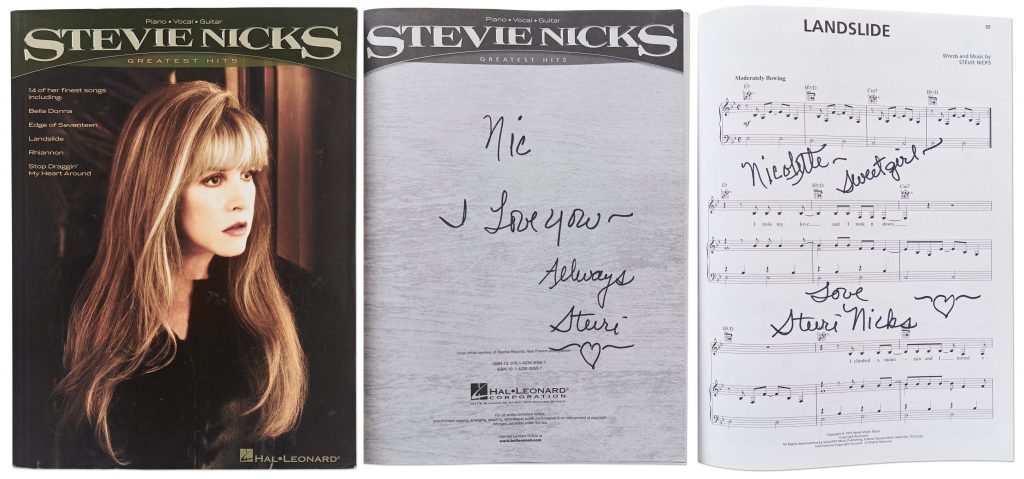 Stevie Nicks autograph letter signed