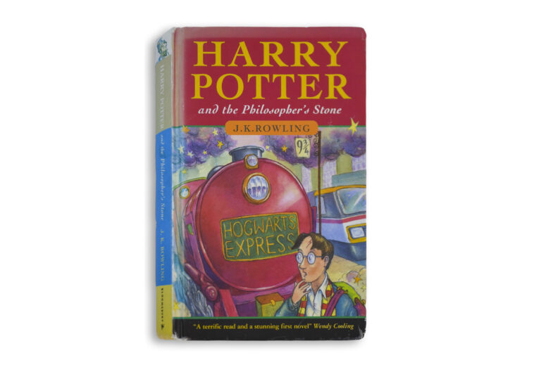 Sell or Auction Your JK Rowling Harry Potter Philosopher’s Hard Cover 1st 1997 for up to About $225,000 or More at Nate D. Sanders Auctions