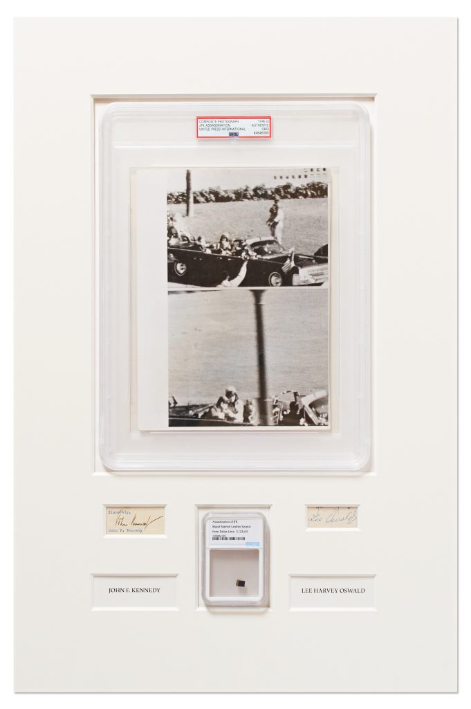 John F Kennedy Lee H Oswald autographs