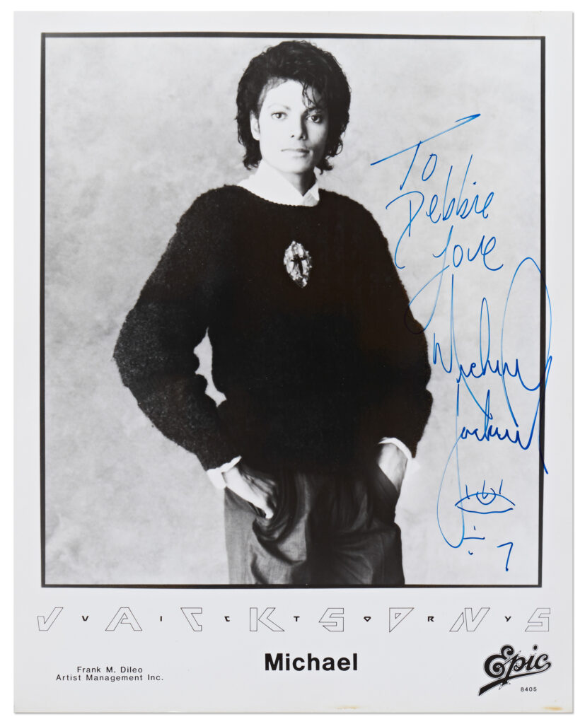 Michael Jackson Signed Bad Album LP