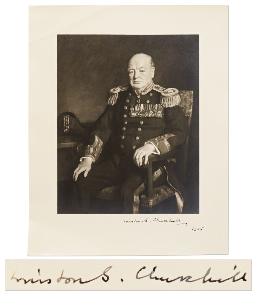 Yousuf Karsh Winston Churchill silver gelatin print 